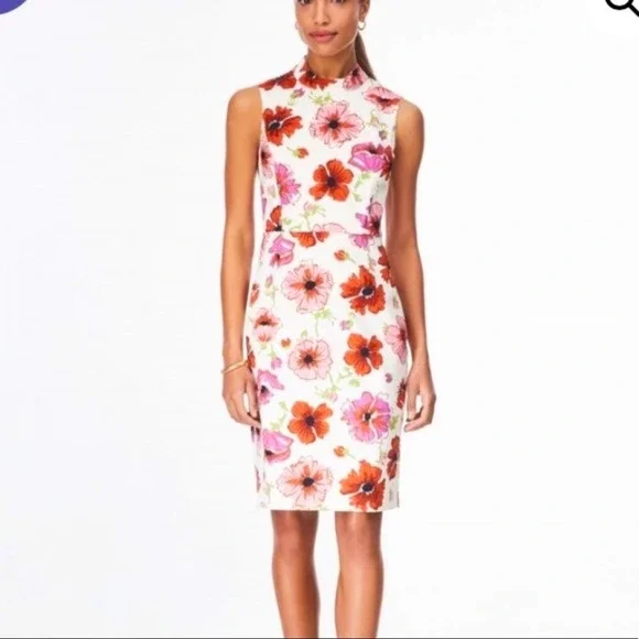 Brooks Brothers Dresses Brooks Brothers Mock Neck Floral